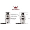 Waste King Garbage Disposal for Kitchen Sink with Power Cord,