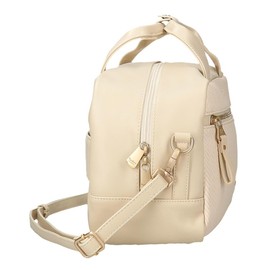 Pepe Jeans Sprig Casual Backpack for Women, Handbags, Purses and Wallets, RFID System, Faux Leather by Joumma Bags, beige, Toiletry bag shoulder bag