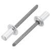 uxcell 50Pcs 3/16" x3/8" Aluminum Blind Rivets, Aluminum Grip and