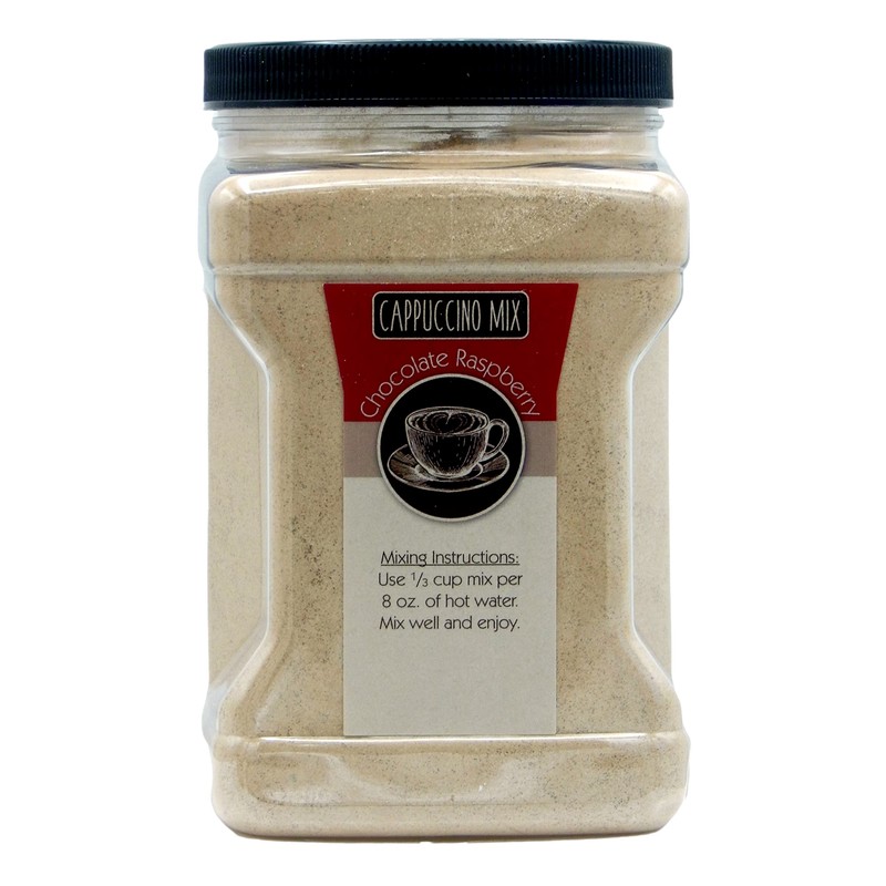 Instant Cappuccino Mix - 3 Lb Tub (Chocolate Raspberry)