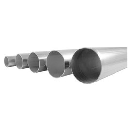 2-3/4" OD 304/304L Stainless Steel Tubing, 16 Gauge (.065), Welded, A269, Mill ID, Bright Annealed OD - 2' Length