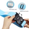 Luggage Strap, 2pcs Suitcase Straps with Password Lock Information Card,