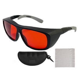 maoxiaoge Laser Safety Glasses, Tattoo Hair Removal Safety Glasses, 532nm Laser Safety Glasses, 266nm-355nm-515nm Anti-Green Light Industrial Laser Medical Glasses
