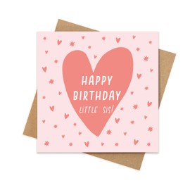 Manta Makes Sister Birthday card, happy birthday card from sister, happy birthday cards for sister, birthday cards for women, sister birthday card adult, happy birthday sister card (Little sister)