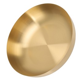 Fdit Stainless Steel Mixing Bowl, Deep Mixing Salad Bowl Serving Bowl for Cooking, Baking, Prepping, Food Storage Golden