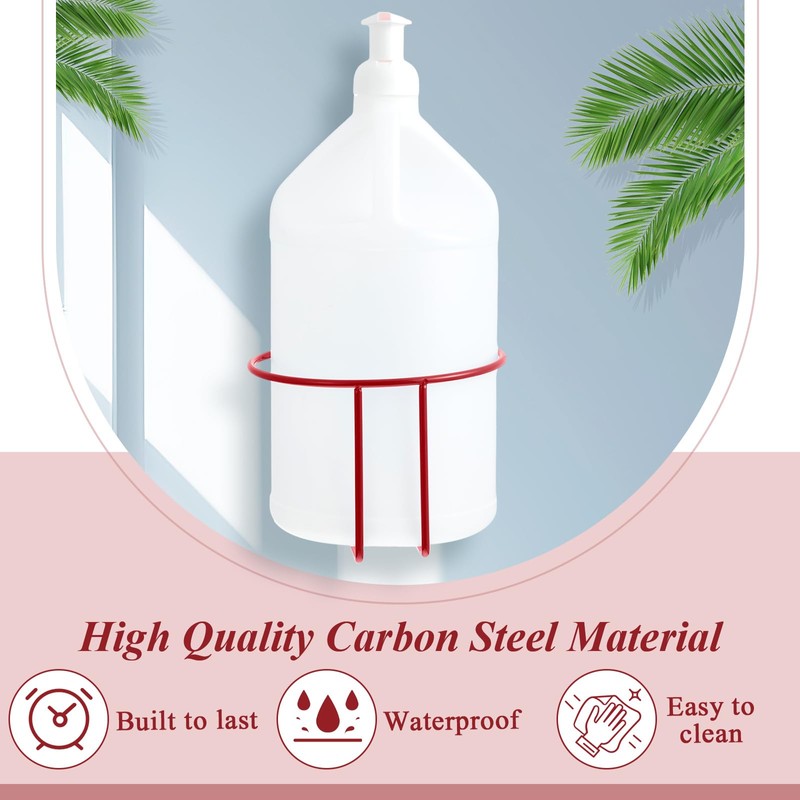 Hicarer 2 Pcs One Gallon Jug Storage Rack Wall Mounted