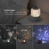 mooas Rotating Projector Melody Nightlight (White), 360° Rotating Nightlight, Wonderland
