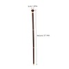TOVINANNA Wooden Walking Sticks for Men Durable Anti-Slip Handle for