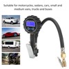 0‑200PSI Tire Inflator with Tire Pressure Gauge LCD Digital Display