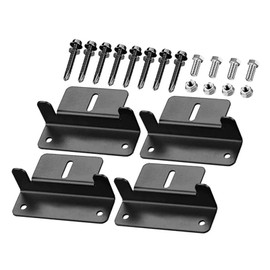 Wmzjnljy 4pcs Solar Panel Mounting Brackets Z Bracket with Nuts and Bolts for RV, Camper,Boats,Cabins,Off Grid(M56-4)