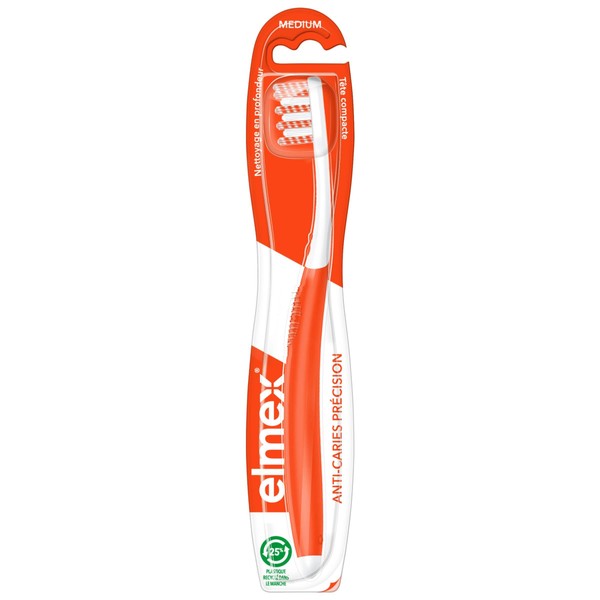 ELMEX - Precision Interdental Toothbrush for Tooth Decay - Handle with 25% Recycled Plastic