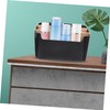 Mikinona Removable Bamboo Makeup Storage Box for Desk Compact Organizer