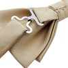Bowties.jp bd550 Beige Layered Bowtie, Bowtie, Easy to Wear, white