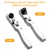 Mini Ratchet with 72 Teeth, Turns Quickly in Tight Spaces,