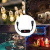 Outdoor Waterproof On/Off Switch Extension Cord, Heavy Duty 125v/250v Black