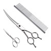 LESNIC Trimming Scissor Curved Scissor Comb, Mini Scissors, Cat Dog