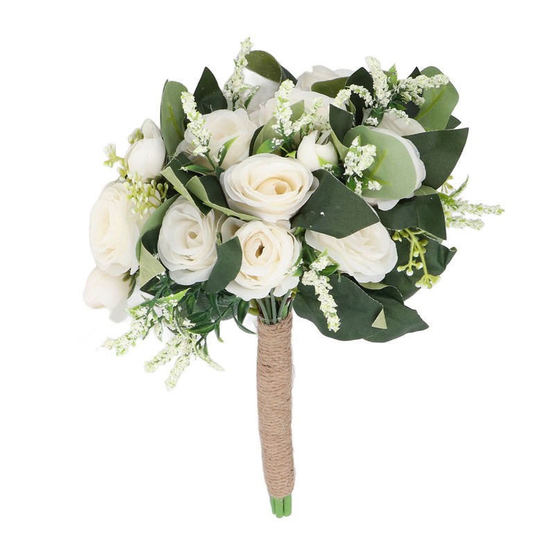 Wedding Bouquet Artificial Fake Flower Bouquet Romantic Bridal Hand Bouquet