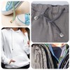 sourcing map 20Pcs Metal Bell Stopper, 3mm Conical Cord Ends