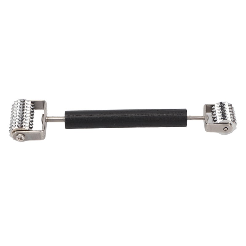 Face Massage Derma Roller Double Head Metal Ridged Derma Roller