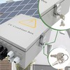 4 String Solar Combiner Box, IP65 Waterproof PV Combiner Break