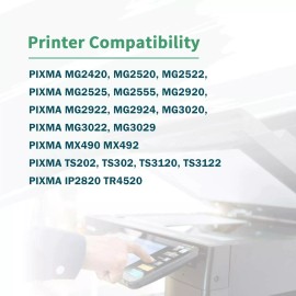 PG-245XL Black & CL 246 XL Color Ink for Canon Pixma TR4520 TS202 MG2522 MG2525,