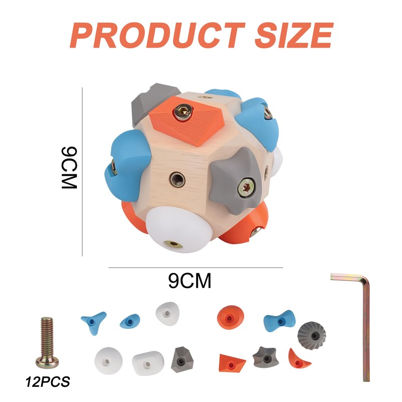 ClimbBall - Climbing Training Gear for Strength & Precision Building,