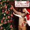 30 Pieces Christmas Photo Frames Ornaments Christmas Hanging Picture Frames
