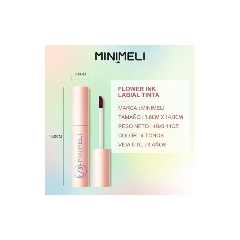 Minimeli No Transfiere Labial Mate Y Larga Duración 24h, 4g