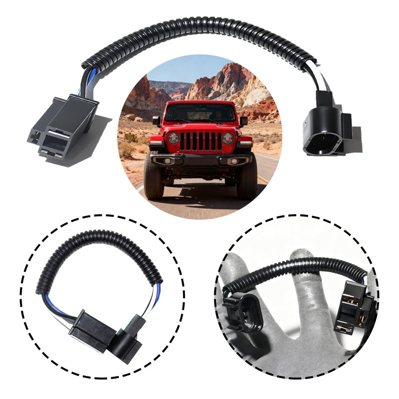 H13 9008 to H4 9003 Adapter Extension Wiring Harness Sockets