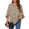 KUOTAI Womens Summer Tops Dressy Casual Shirts 3/4 Sleeve Work