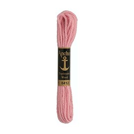 Anchor 4238000-08412 Embroidery Thread, 100% Wool, Antique Pink, 10 m