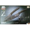CL Set Cuchillos Millerhaus Pro Line Recubrimiento Ceramica Neg