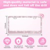 QUANQIUFEI 2 Pack Bling License Plate Frames for Women, Sparkly