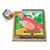 Melissa & Doug Pets Wooden Cube Puzzle With Storage Tray