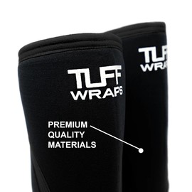 TUFF 7mm X-Training Knee Sleeves (Pair) – Premium Neoprene Compression Support for Cross-Training, Weightlifting, Powerlifting & Squats | Heavy-Duty Knee Sleeve for Strength Training & Injury Prevention – For Men & Women