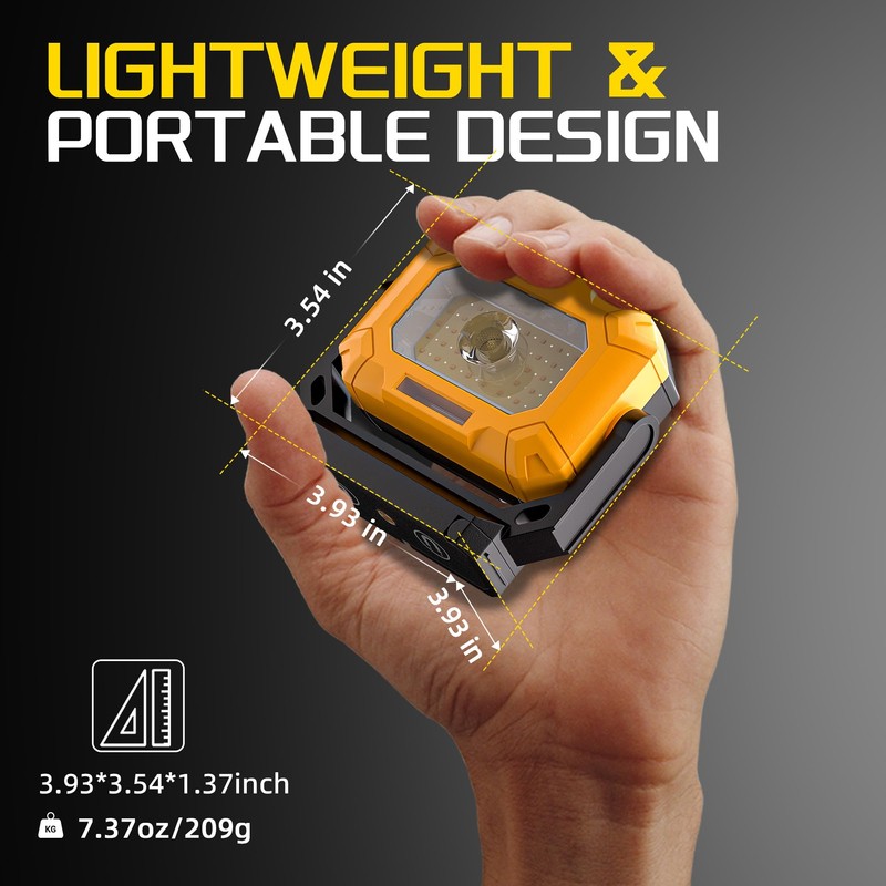 Keadeso 2 Pack Magnetic Work Light, 1500LM led work light,