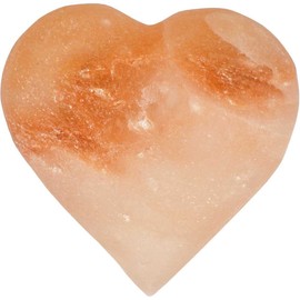 Heart Stone Carving Himalayan Salt 3" H