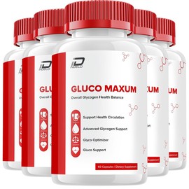 Gluco Maxum (5 Pack) Gluco Maxum Capsules – Gluco Max Pills Advanced Supplement, All Natural