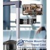 Kuyotine Flight Phone Holder, 360°Rotating Clamp Adjustable Phone Stand, Portable