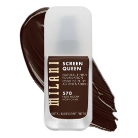 Maquillaje Milani Screen Queen Foundation 570 Nude Mocha