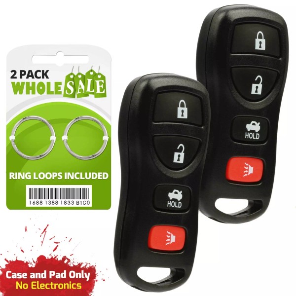 Wholesale-24-7 2 Replacement Shell Case Pad For 2005 2006 Nissan