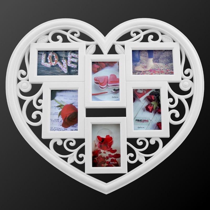 PrimoLiving Heart Photo Frame Collage P-048 - Photo Frame in