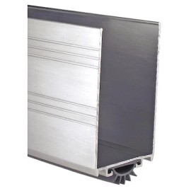 Pemko 221Av36 Door Shoe,1/2" Insert Size,Flange 3"H