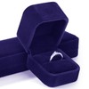 MYEBIUAI Velvet Ring Box Wedding Valentine's Day, Premium Engagement Ring