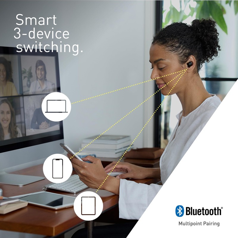 Technics EAH-AZ40M2EK Wireless Earbuds with Noise Cancelling, Multipoint Bluetooth, Comfortable