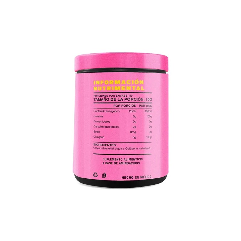 Suplemento Monohidratada Creatina Colágeno Mr. Yellow 500g