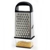 Good Cook Touch Stainless Steel Box Grater with Catcher