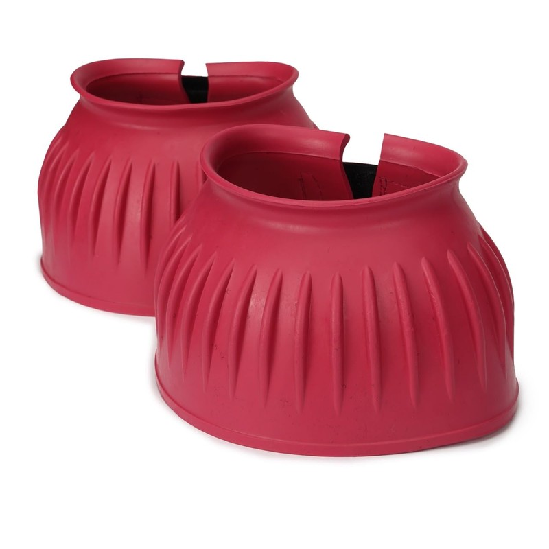 Shires Over Reach Boots, Pink - Medium