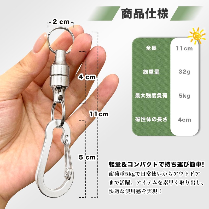 Wlikn Magnetic Release, Magnetic Net Release, Super Strong Magnets, Load