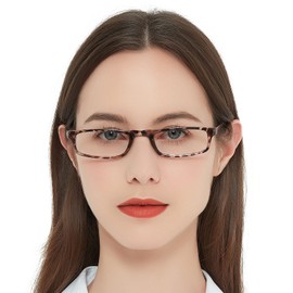 OCCI CHIARI Womens Reading Glasses TR90 Reader For Men 1.0 1.25 1.5 1.75 2.0 2.25 2.5 2.75 3.0 3.5 4.0 5.0 6.0 (Tortoise,250)